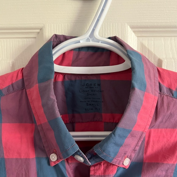 Jcrew slim plaid lightweight shirt - Picture 3 of 3